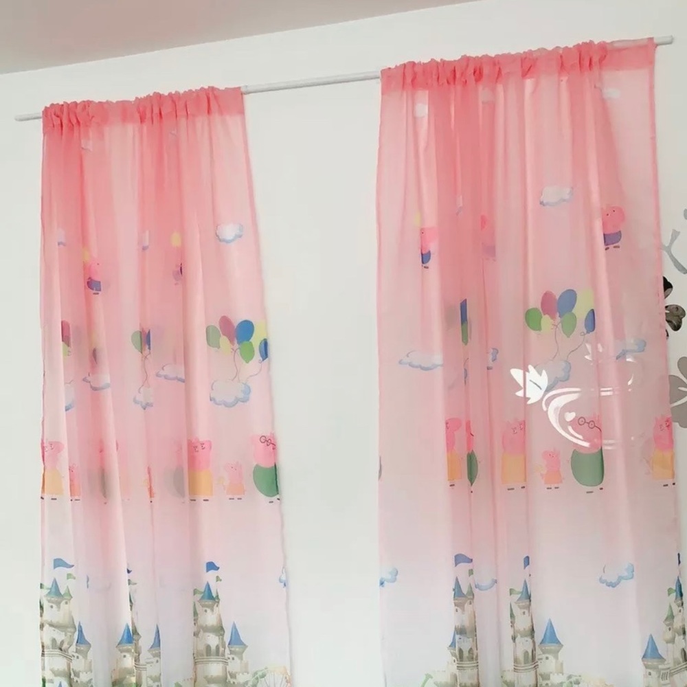 Peppa pig curtains